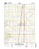 Arcola Illinois Current topographic map, 1:24000 scale, 7.5 X 7.5 Minute, Year 2015