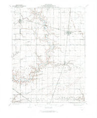 Arcola Illinois Historical topographic map, 1:62500 scale, 15 X 15 Minute, Year 1935