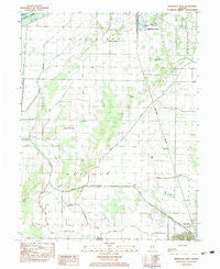 Arenzville West Illinois Historical topographic map, 1:24000 scale, 7.5 X 7.5 Minute, Year 1983
