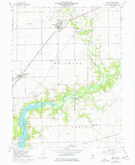 Argenta Illinois Historical topographic map, 1:24000 scale, 7.5 X 7.5 Minute, Year 1967