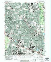 Arlington Heights Illinois Historical topographic map, 1:24000 scale, 7.5 X 7.5 Minute, Year 1993