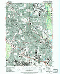 Arlington Heights Illinois Historical topographic map, 1:24000 scale, 7.5 X 7.5 Minute, Year 1993