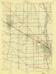 Arlington Heights Illinois Historical topographic map, 1:24000 scale, 7.5 X 7.5 Minute, Year 1927