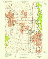 Arlington Heights Illinois Historical topographic map, 1:24000 scale, 7.5 X 7.5 Minute, Year 1953