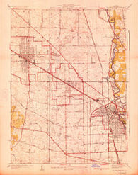 Arlington Heights Illinois Historical topographic map, 1:24000 scale, 7.5 X 7.5 Minute, Year 1927