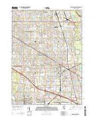 Arlington Heights Illinois Current topographic map, 1:24000 scale, 7.5 X 7.5 Minute, Year 2015