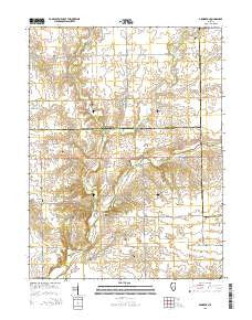 Armington Illinois Current topographic map, 1:24000 scale, 7.5 X 7.5 Minute, Year 2015