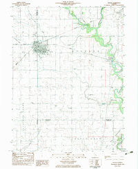 Arthur Illinois Historical topographic map, 1:24000 scale, 7.5 X 7.5 Minute, Year 1983