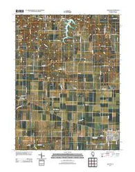 Ashland Illinois Historical topographic map, 1:24000 scale, 7.5 X 7.5 Minute, Year 2012