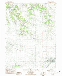 Ashland Illinois Historical topographic map, 1:24000 scale, 7.5 X 7.5 Minute, Year 1983