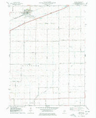 Ashton Illinois Historical topographic map, 1:24000 scale, 7.5 X 7.5 Minute, Year 1975