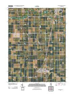 Assumption Illinois Historical topographic map, 1:24000 scale, 7.5 X 7.5 Minute, Year 2012