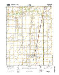 Assumption Illinois Current topographic map, 1:24000 scale, 7.5 X 7.5 Minute, Year 2015