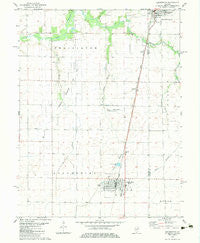 Assumption Illinois Historical topographic map, 1:24000 scale, 7.5 X 7.5 Minute, Year 1982
