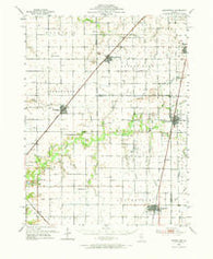 Assumption Illinois Historical topographic map, 1:62500 scale, 15 X 15 Minute, Year 1952