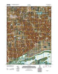 Astoria Illinois Historical topographic map, 1:24000 scale, 7.5 X 7.5 Minute, Year 2012