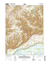 Astoria Illinois Current topographic map, 1:24000 scale, 7.5 X 7.5 Minute, Year 2015