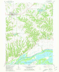 Astoria Illinois Historical topographic map, 1:24000 scale, 7.5 X 7.5 Minute, Year 1981