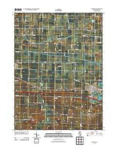 Atkinson Illinois Historical topographic map, 1:24000 scale, 7.5 X 7.5 Minute, Year 2012