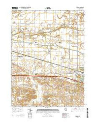 Atkinson Illinois Current topographic map, 1:24000 scale, 7.5 X 7.5 Minute, Year 2015