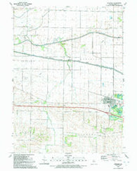 Atkinson Illinois Historical topographic map, 1:24000 scale, 7.5 X 7.5 Minute, Year 1991