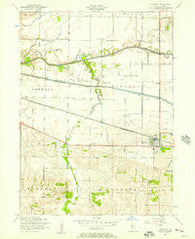 Atkinson Illinois Historical topographic map, 1:24000 scale, 7.5 X 7.5 Minute, Year 1953