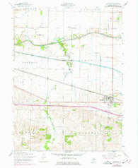 Atkinson Illinois Historical topographic map, 1:24000 scale, 7.5 X 7.5 Minute, Year 1953