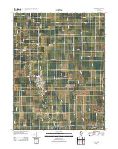 Atwood Illinois Historical topographic map, 1:24000 scale, 7.5 X 7.5 Minute, Year 2012