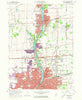 Aurora North Illinois Historical topographic map, 1:24000 scale, 7.5 X 7.5 Minute, Year 1964