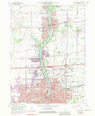 Aurora North Illinois Historical topographic map, 1:24000 scale, 7.5 X 7.5 Minute, Year 1964