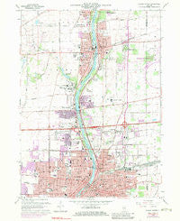 Aurora North Illinois Historical topographic map, 1:24000 scale, 7.5 X 7.5 Minute, Year 1964