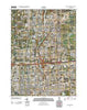 Aurora North Illinois Historical topographic map, 1:24000 scale, 7.5 X 7.5 Minute, Year 2012