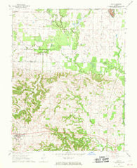 Ava Illinois Historical topographic map, 1:24000 scale, 7.5 X 7.5 Minute, Year 1968