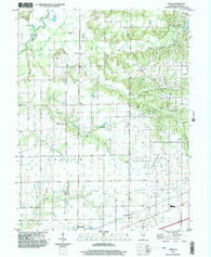 Avena Illinois Historical topographic map, 1:24000 scale, 7.5 X 7.5 Minute, Year 1998