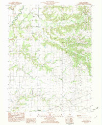 Avena Illinois Historical topographic map, 1:24000 scale, 7.5 X 7.5 Minute, Year 1982