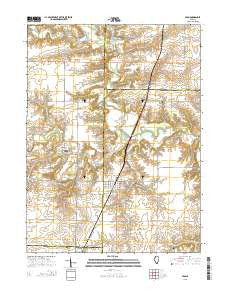 Avon Illinois Current topographic map, 1:24000 scale, 7.5 X 7.5 Minute, Year 2015