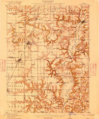 Avon Illinois Historical topographic map, 1:62500 scale, 15 X 15 Minute, Year 1915