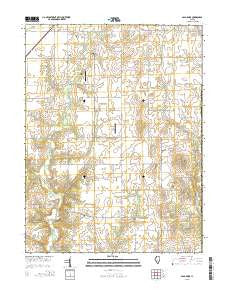 Bald Knob Illinois Current topographic map, 1:24000 scale, 7.5 X 7.5 Minute, Year 2015