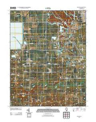 Baldwin Illinois Historical topographic map, 1:24000 scale, 7.5 X 7.5 Minute, Year 2012