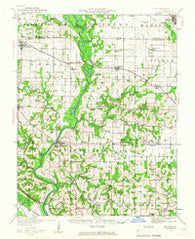 Baldwin Illinois Historical topographic map, 1:62500 scale, 15 X 15 Minute, Year 1912