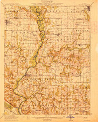 Baldwin Illinois Historical topographic map, 1:62500 scale, 15 X 15 Minute, Year 1914