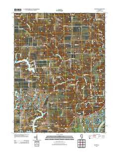 Banner Illinois Historical topographic map, 1:24000 scale, 7.5 X 7.5 Minute, Year 2012