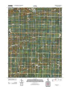 Bardolph Illinois Historical topographic map, 1:24000 scale, 7.5 X 7.5 Minute, Year 2012