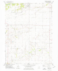 Bardolph Illinois Historical topographic map, 1:24000 scale, 7.5 X 7.5 Minute, Year 1974