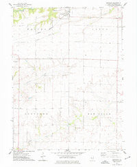Bardolph Illinois Historical topographic map, 1:24000 scale, 7.5 X 7.5 Minute, Year 1974