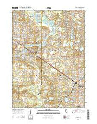 Barrington Illinois Current topographic map, 1:24000 scale, 7.5 X 7.5 Minute, Year 2015