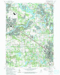 Barrington Illinois Historical topographic map, 1:24000 scale, 7.5 X 7.5 Minute, Year 1993