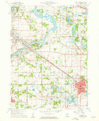 Barrington Illinois Historical topographic map, 1:24000 scale, 7.5 X 7.5 Minute, Year 1960