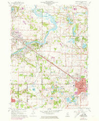 Barrington Illinois Historical topographic map, 1:24000 scale, 7.5 X 7.5 Minute, Year 1960