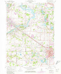 Barrington Illinois Historical topographic map, 1:24000 scale, 7.5 X 7.5 Minute, Year 1960